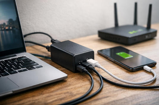 Energieeffizienter Adapter