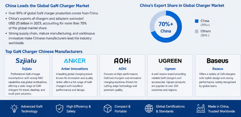 GaN charger export China