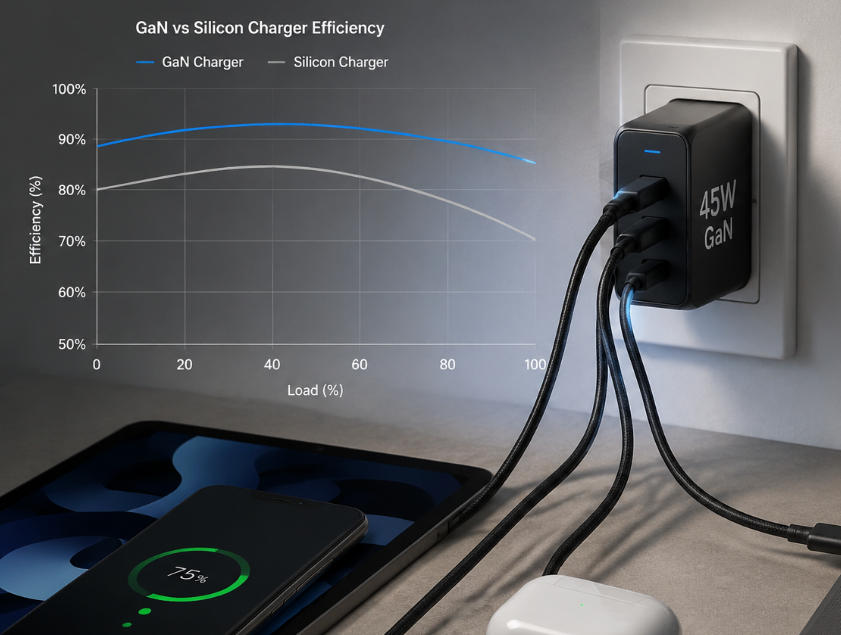 45W GaN charger performance