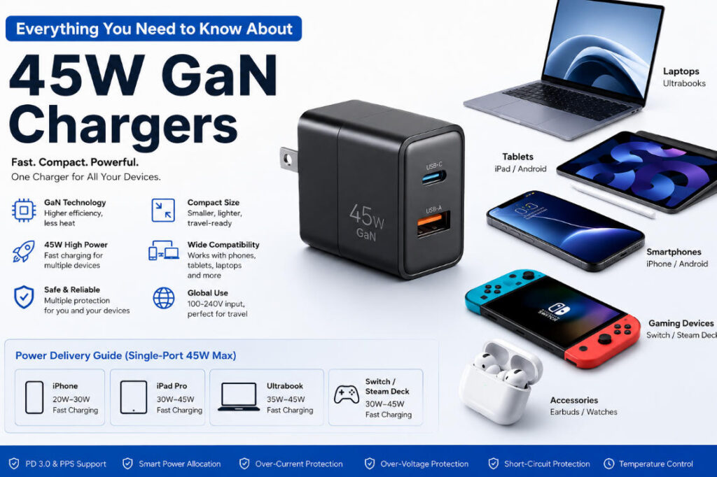 45W GaN chargers