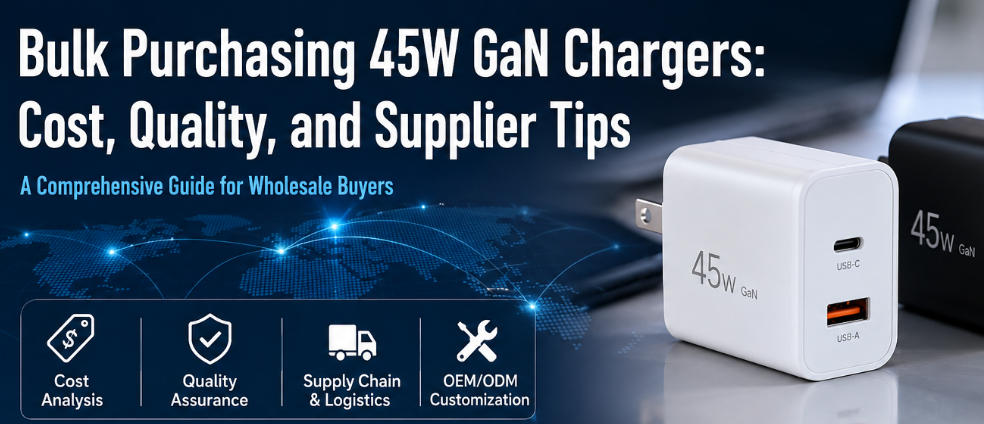 Bulk Purchasing 45W GaN Chargers