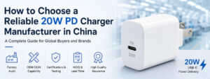 20W PD charger manufacturer