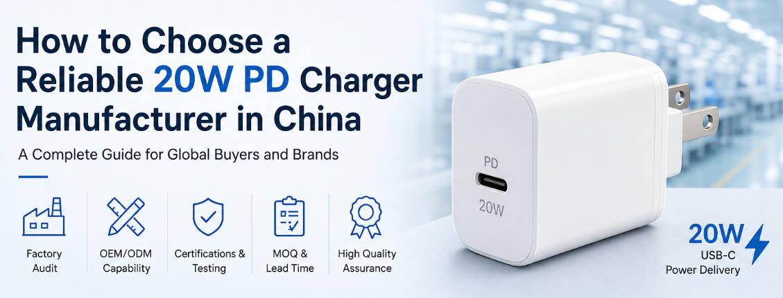 20W PD charger manufacturer