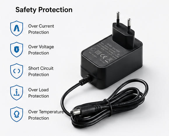 12V Power adapter Safety Protection