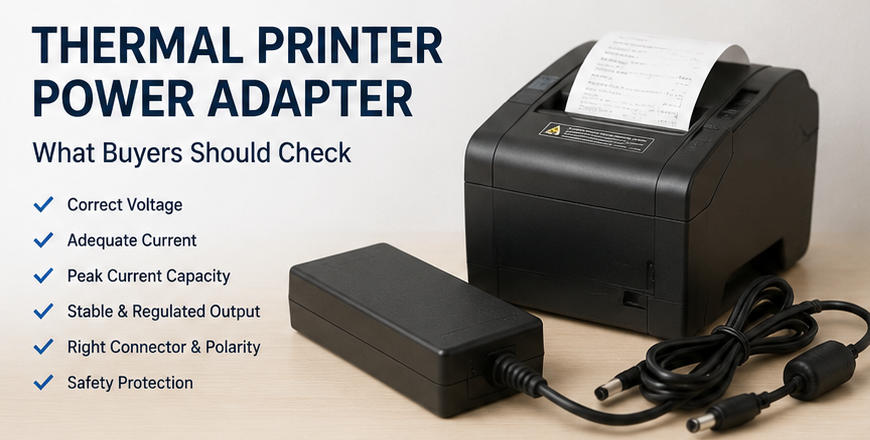 thermal printer power adapter