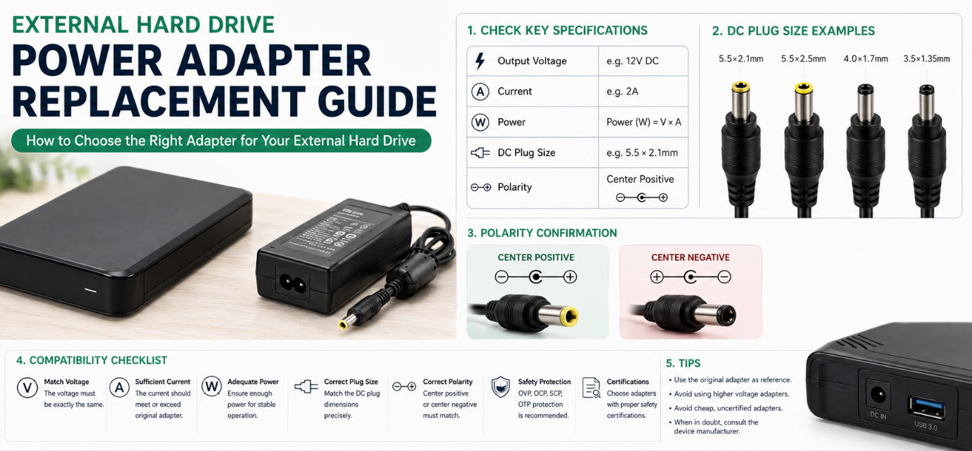 external hard drive power adapter