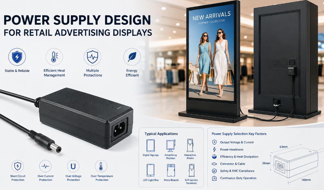 retail display power supply
