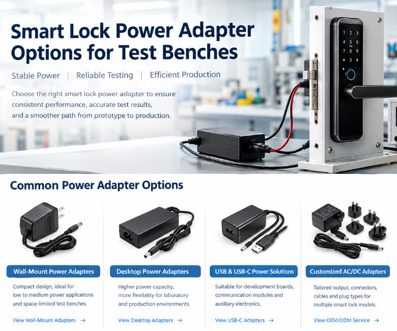 smart lock power adapter